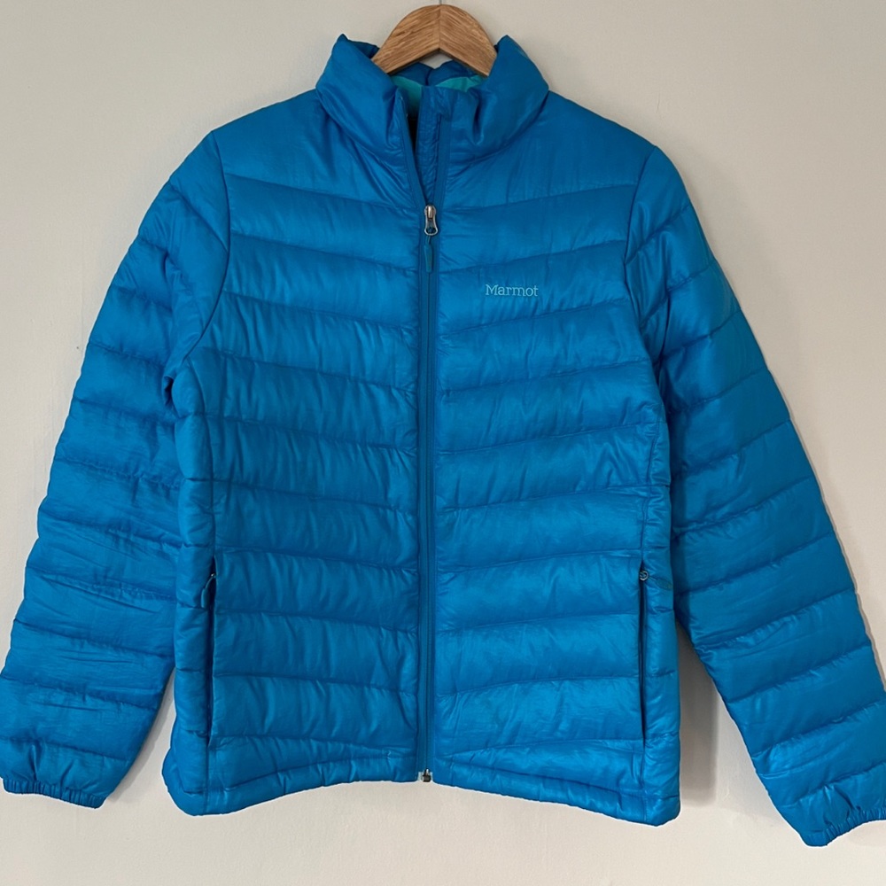 Marmot Women's Blue Puffer Jacket
